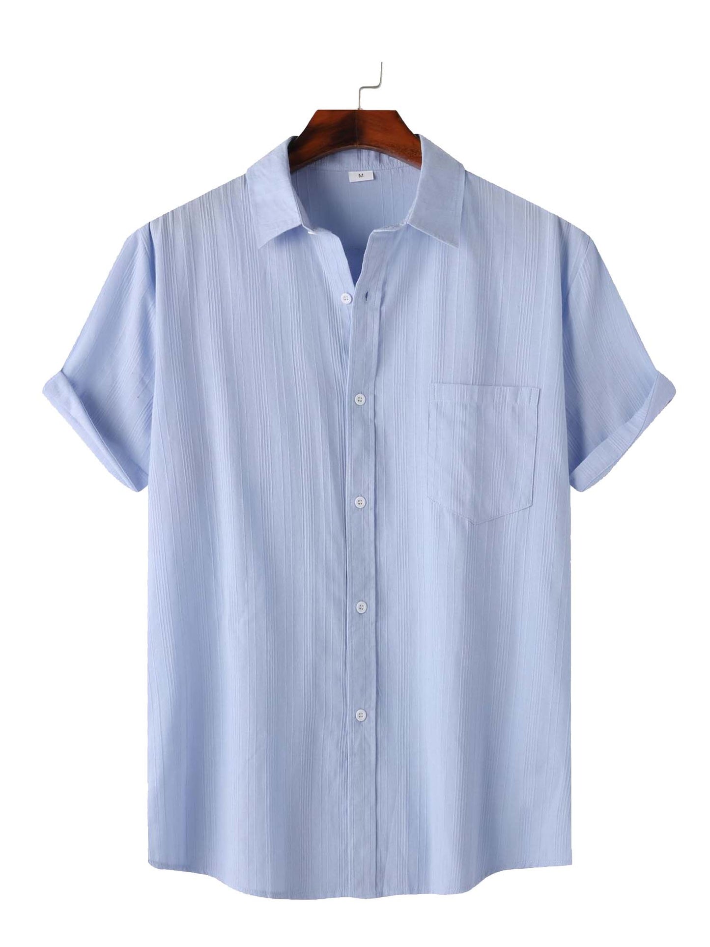 Solid Color Stripes - 100% Cotton Shirt