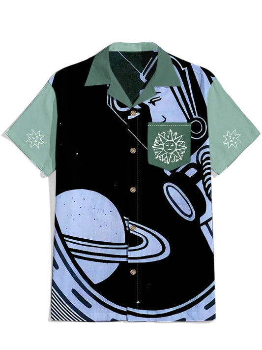 Men'S Lunar Expedition Printed Shirt