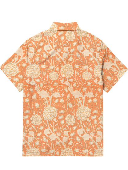 Men'S Wild Tulip Printed Shirt