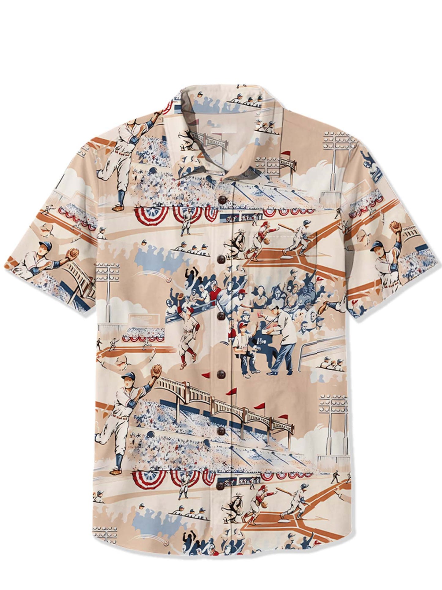 Men'S Baseball'S Glory Days Printed Shirt