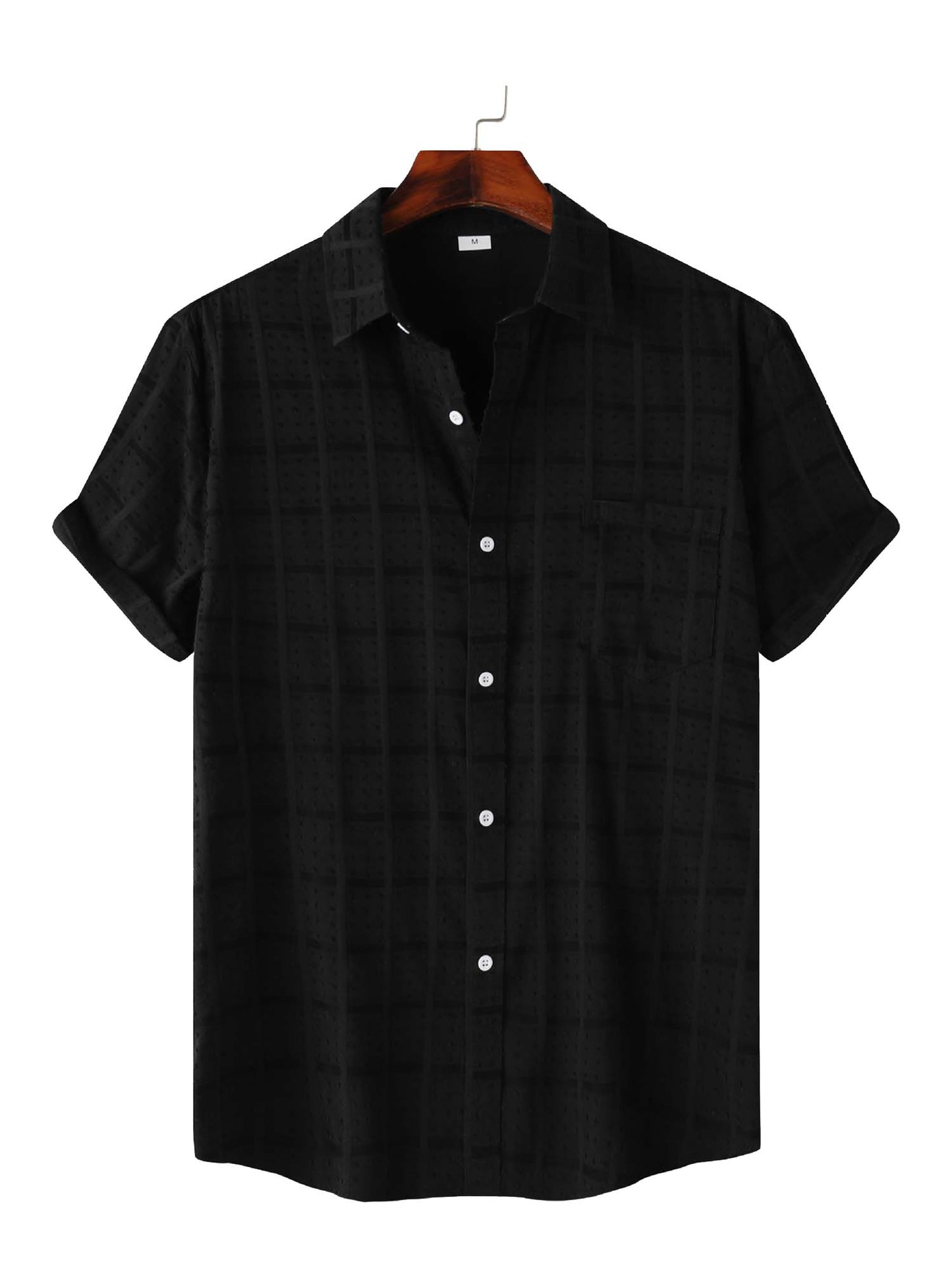 Solid Color Plaid - 100% Cotton Shirt