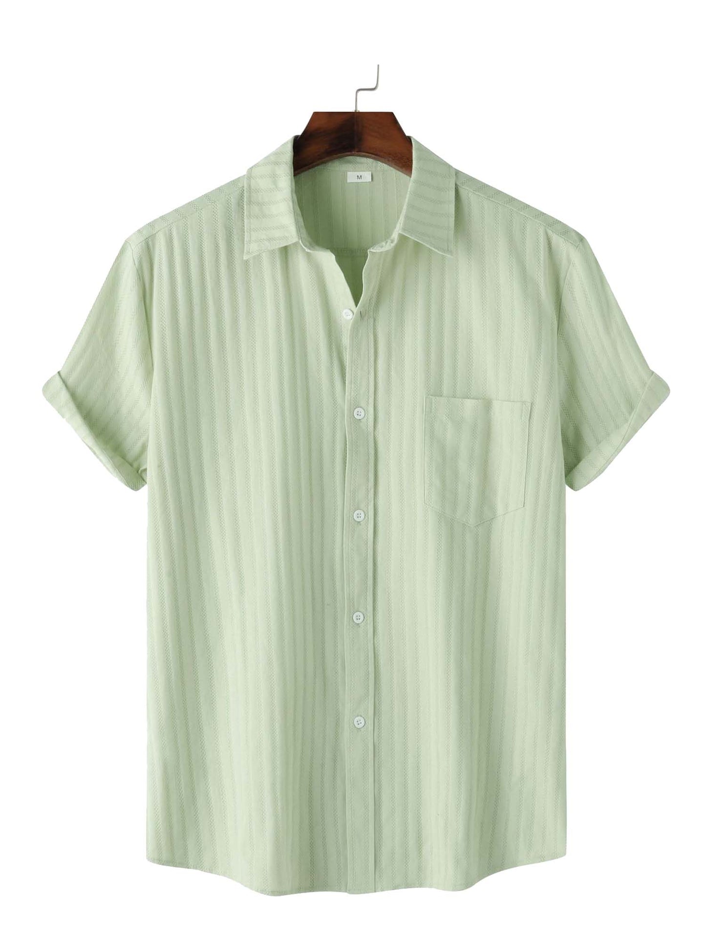 Solid Color Stripes - 100% Cotton Shirt