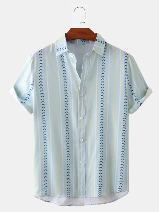 Men's Stripe Print Shirt