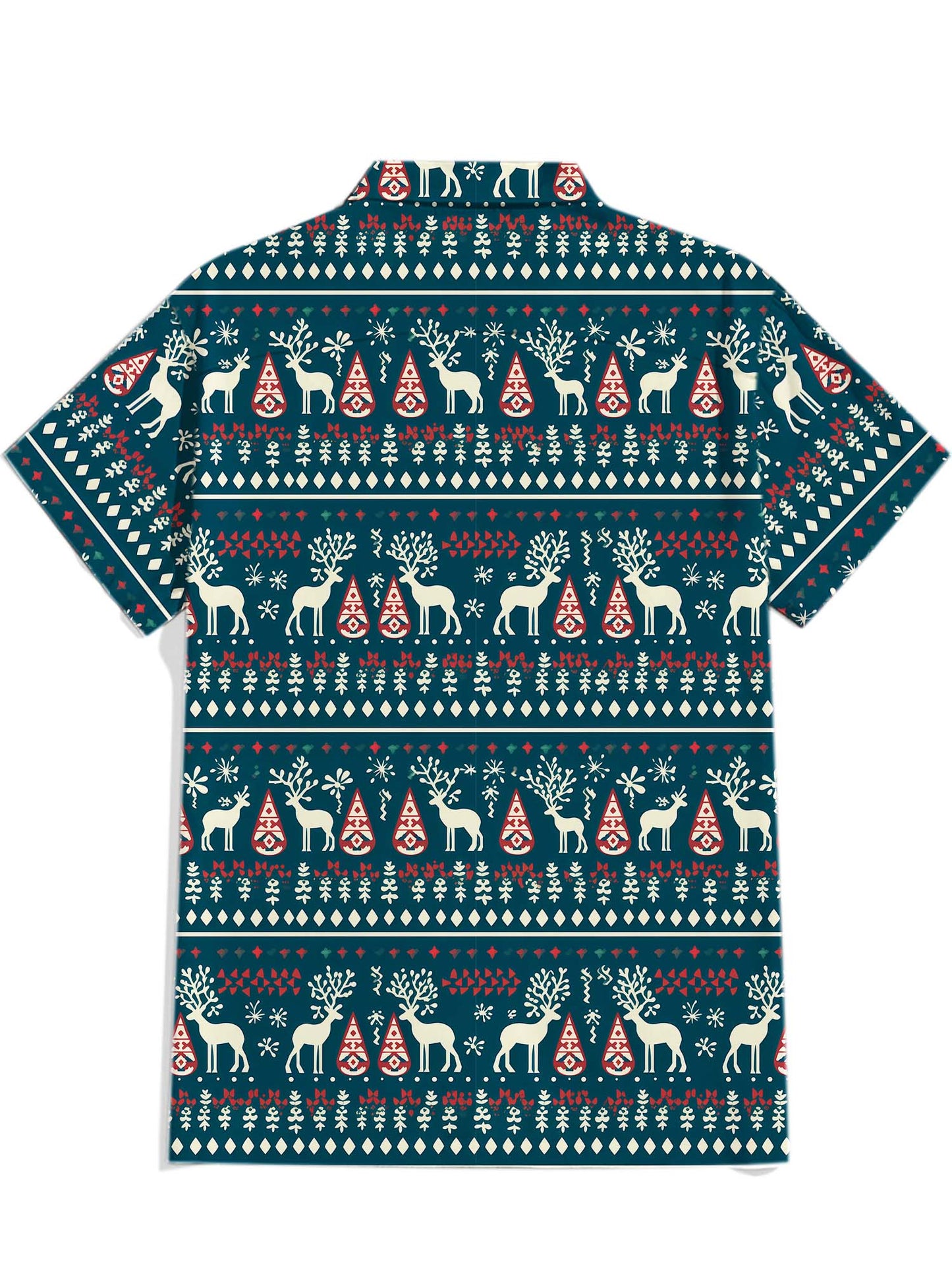 Men'S Christmas Printed Shirt