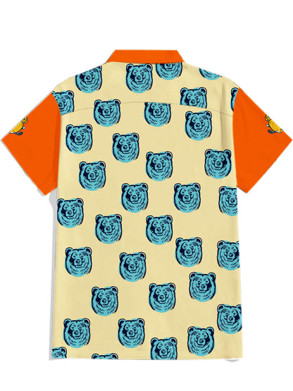 Men'S Bears Infested Printed Shirt