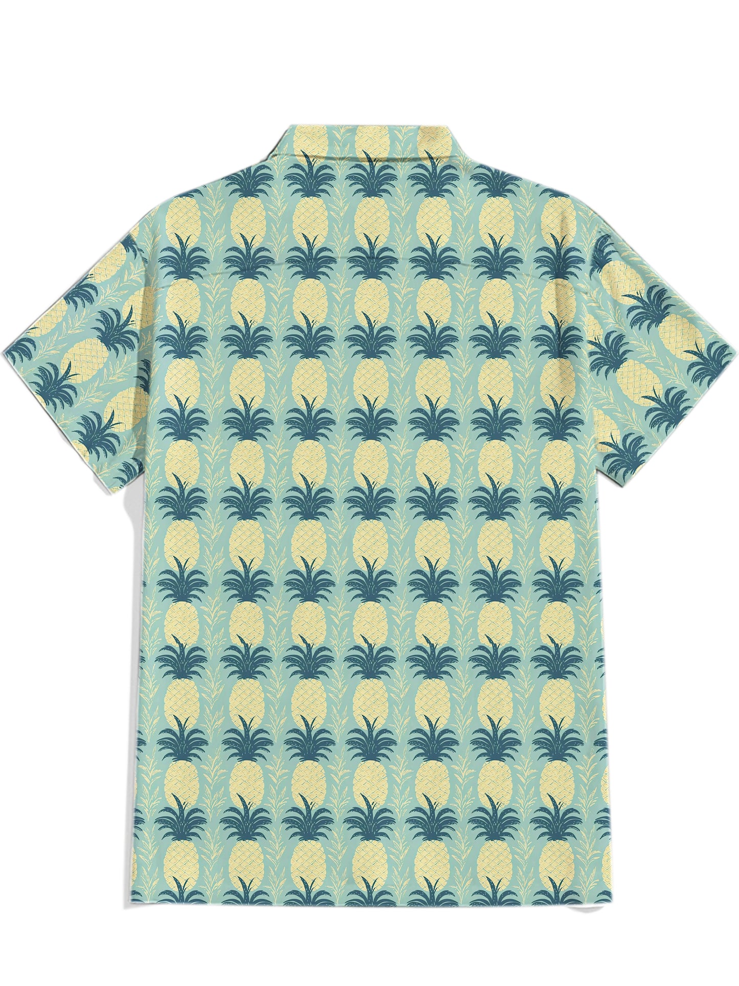 Men'S Hawaiian Pineapple Printed Shirt