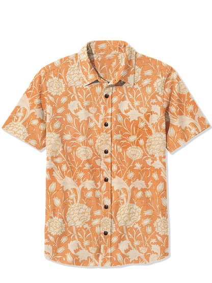 Men'S Wild Tulip Printed Shirt