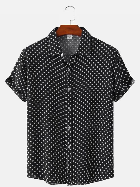 Polka Dots Print Shirt