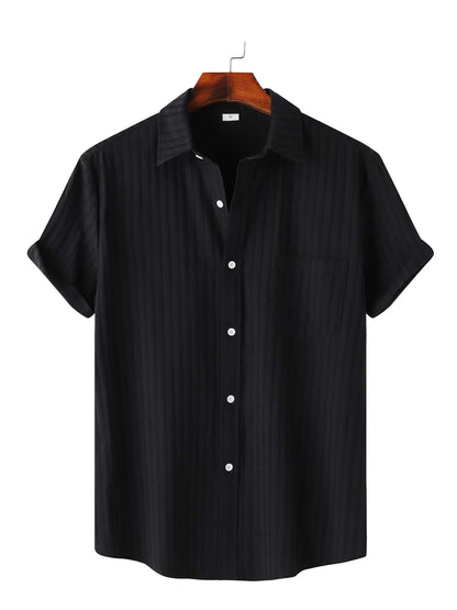 Solid Color Stripes - 100% Cotton Shirt