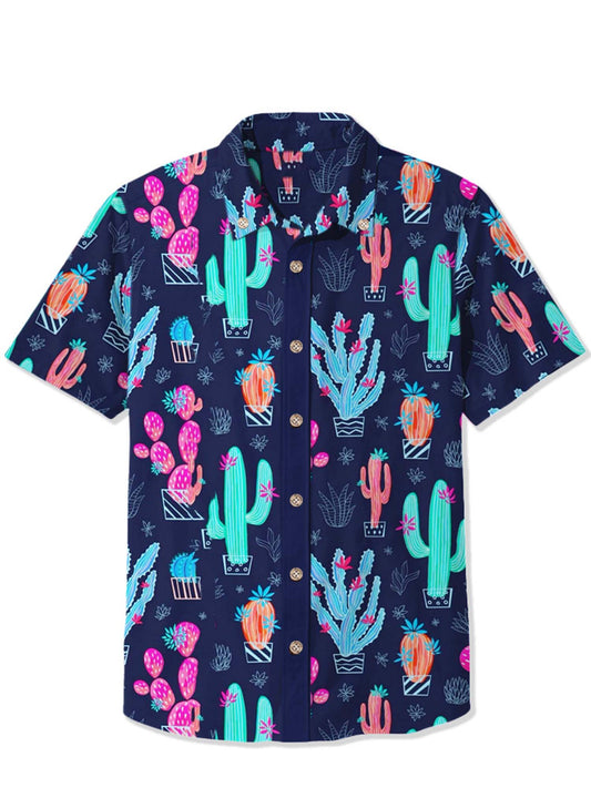 Men'S Rhapsody in Blue Printed Shirt